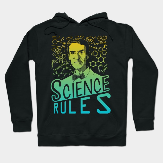 Science Rules Hoodie by Nyu Draw